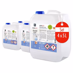 Microactiv® Lot de 4 nettoyeurs à ultrasons de 5 l pour bain à ultrasons