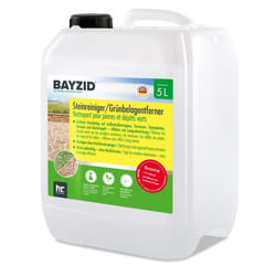 4 x 5 L Bayzid® Nettoyant pour pierre/Décapant pour croissance verte Concentré contre la mousse les algues et la croissance verte