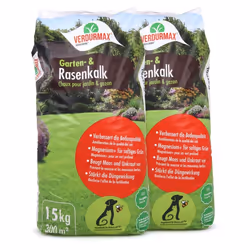 2 x 15 kg de chaux pour jardin et pelouse Höfer Chemie