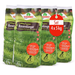 Höfer Chemie 4 x 5 kg dengrais pour gazon printemps/été