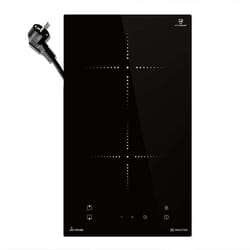 Plaque Induction 30 cm  33 kW  2 Zones de cuisson  9 niveaux de puissance  Minuterie  IND294