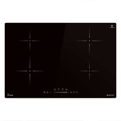 Plaque Induction 80 cm  7 kW  4 Zones de cuisson  9 niveaux de puissance  Contrôles Tactiles  Minuterie  IH87704RL