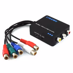 Ligawo 6518852 câble vidéo et adaptateur Noir