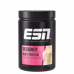 ESN Designer Whey Protein, Poudre, Protéine de lait, Vanille, Mélange de protéines de lactosérum95% ( concentré de protéines  ...