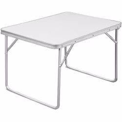 Table de camping pliable en aluminium - Table Jardin Terrasse 80 x 60 x 68 cm