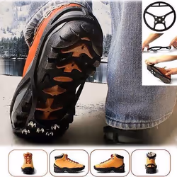 Crampons chaussures anti glisse - DEUBA - Taille 34-39 - Vissés - Terrain gras - Mixte