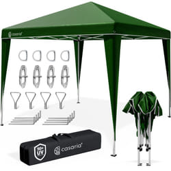 Deuba Tonnelle Capri 3x3 m pliable Tente de réception Jardin terrasse extérieur Vert