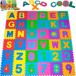 Description générale Transformez le sol de la chambre de votre enfant en un terrain de jeu coloré avec ce tapis puzzle de 3,6 ...