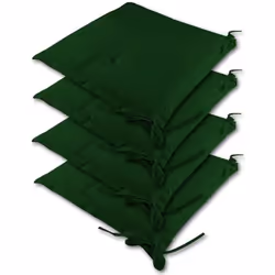 Detex 4X Coussins de Chaise Vert Sydney Outdoor Hydrofuge 45 x 40 x 6 cm Coussin dassise Garniture chaise de jardin