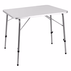 Deuba 101446, Aluminium, Argent, Blanc, Réglage de la hauteur