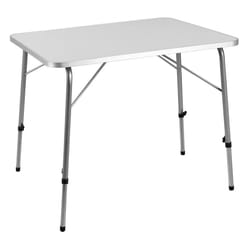 Deuba 101446 table de camping Argent, Blanc
