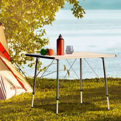 Deuba 101446 table de camping Argent, Blanc - Vue supplémentaire 4