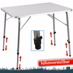 Deuba 101446 table de camping Argent, Blanc - Vue supplémentaire 7