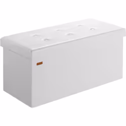 Banc avec espace de rangement 2 en 1 ! La structure du coffre de rangement est robuste et fabriquée en panneaux de fibres MDF ...