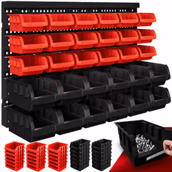 Description générale Cette étagère murale pratique est idéale pour organiser votre atelier, garage ou espace de bricolage. El ...