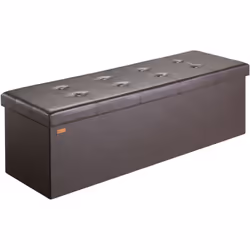 Banc avec espace de rangement 2 en 1 ! La structure du coffre de rangement est robuste et fabriquée en panneaux de fibres MDF ...