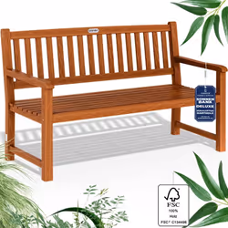 Appréciez le couché de soleil dans votre jardin sur ce banc MAXIMA! Ce joli banc embellira votre jardin, terrasse ou balcon! ...