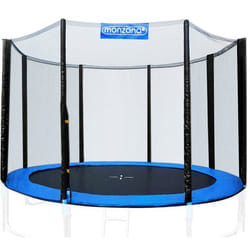 Filet de sécurité pour trampoline - DEUBA - Ø305cm - Résistant aux déchirures - 8 poteaux