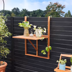 Description générale La table de balcon en bois d'acacia est parfaite pour optimiser l'espace sur votre balcon. Cette table p ...