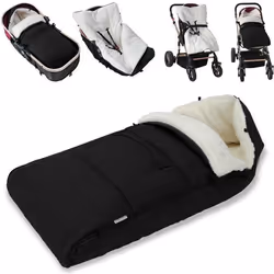 Chancelière dhiver  Chancelière pour poussette siège auto landeau  Chancelière pour bébé  Couverture douce et réchauffante