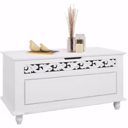 Description générale Ce joli coffre en bois au design élégant offre un espace de rangement généreux tout en ajoutant une touc ...