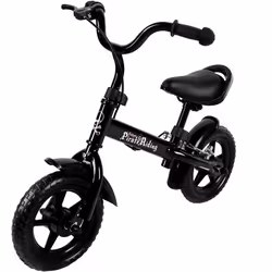 Vélo enfant - DEUBA - Easy Pirate - Noir - Selle et guidon réglable - Frein arrière