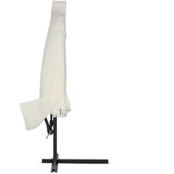 Housse de protection pour parasol DEUBA - Ø 3m ou 35m - Beige en polyester avec fermeture éclair