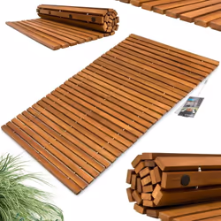 Description générale Le tapis de bain en bois d'acacia est conçu pour s'adapter à toutes les salles de bains. Sa robustesse n ...