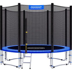 Trampoline extérieur rond Ø305cm max. 150kg set complet filet de sécurité porte d'entrée échelle jardin robuste accessoires