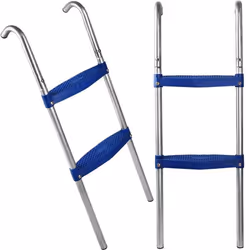 Échelle pour trampoline - 90 cm / 2 marches en plastique Accessoire