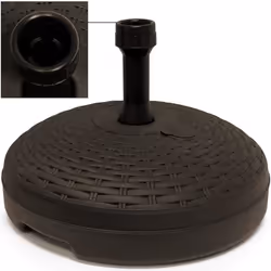 Pied de parasol Support plastique - 20L - Ø 45cm