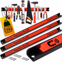 Description générale Grâce à cette barre magnétique extra résistante de 45 cm, vous pourrez garder vos outils à portée de mai ...