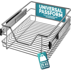Deuba - casaria® Tiroir télescopique de rangement pour armoire cuisine réfrigérateur 30cm/40cm/50cm/60cm tiroir de cuisine métal pour une largeur