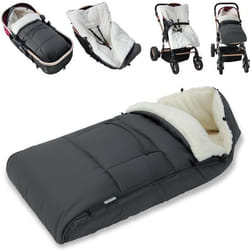 Sac pour bébé 93cm adapté poussettes sièges bébé voitures - gris
