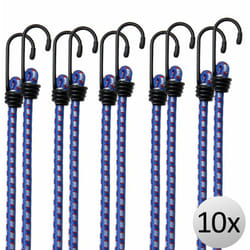 10x Tendeurs élastiques en caoutchouc, tendeurs bagage extension 30,5cm x 8mm ø