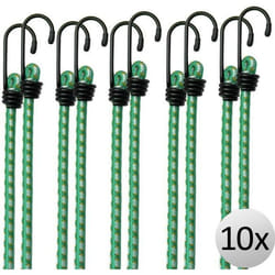 10x Tendeurs élastiques en caoutchouc tendeurs bagage extension 61 cm x 8 mm Ø