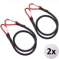 2x Tendeurs élastiques en caoutchouc tendeurs bagage extension 80cm x 10mm Ø