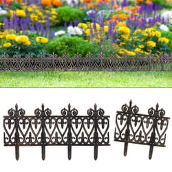 Set Bordure de jardin rebord de jardin - Aspect laiton 6x = 19m pelouse