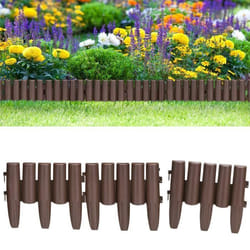 Set Bordure de jardin rebord de jardin - 8x Palissades = 224 m pelouse