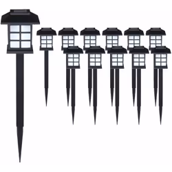 Ambiance conviviale dans votre jardin! Les lampes solaires, qui sont résistantes aux intempéries, sont chargées grâce à la lu ...