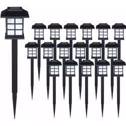Ambiance conviviale dans votre jardin! Les lampes solaires, qui sont résistantes aux intempéries, sont chargées grâce à la lu ...