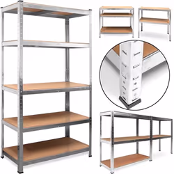 Étagère charge lourde metallique 5 tablettes - 170x75x30cm - Charge max. 350 kg