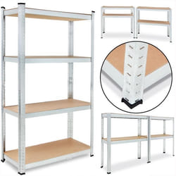 Étagère métallique charge lourde 4 tablettes - DEUBA - 160x90x40cm - 700 kg max