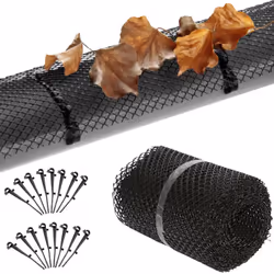 Fini les gouttières sales ou bouchées ! Cette protection de gouttière vous épargne le nettoyage fastidieux de la saleté prése ...