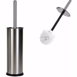 Convient pour chaque salle de bains ! Ce lot de brosses de toilette de qualité se compose d'un support solide métal et d'une  ...