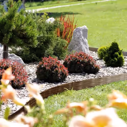 Deuba - Bordure de Jardin 39 m • Couleu Marron - délimitation Jardin aménagement du Jardin
