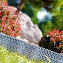 Deuba - Bordure de Jardin 39 m • Couleur Gris - délimitation Jardin aménagement du Jardin