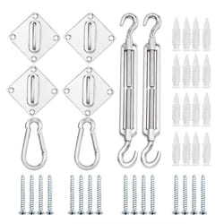 Kit de fixation pour voile dombrage DETEX® fixation auvent store protection