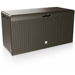 Prosperplast - casaria® Coffre de rangement xxl 290 l Roulettes Poignées Coussins Accessoire Malle Jardin Terrasse Balcon Coffre de jardin Rato plus