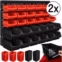 Description générale Cette étagère murale pratique est idéale pour un rangement efficace dans votre garage, atelier ou salle  ...